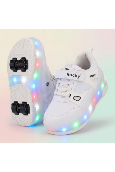 ROCKY YAZIN FAVORİSİ, ÇOCUKLAR İÇİN PATENLİ TEKERLEKLİ SPOR AYAKKABI/SNEAKERS