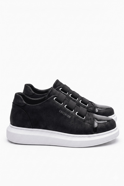 Zerenyus Latakia Premium Elastic Ανδρικά Casual Sneakers Μαύρο Λευκό