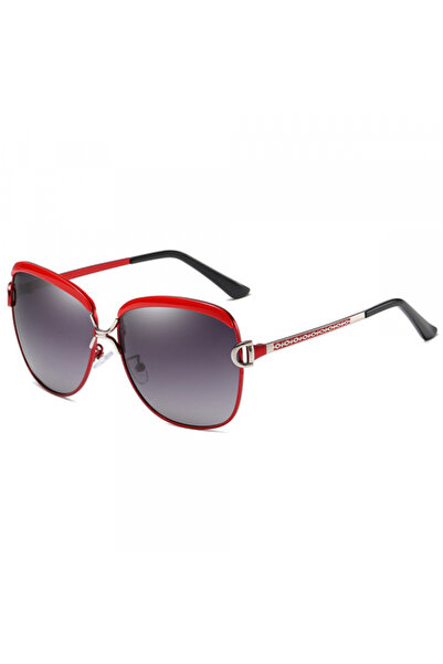 Techsuit Ochelari De Soare Dama 8702, Polarizati, Protectie UV, Rosii