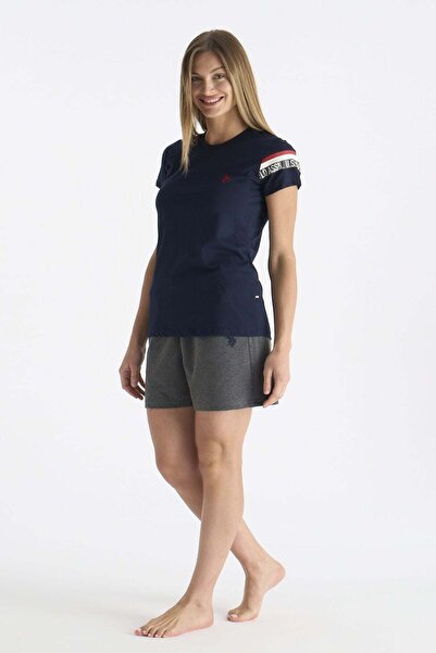 U.S. Polo Assn. 20190 طقم بيجامة نسائي قصير