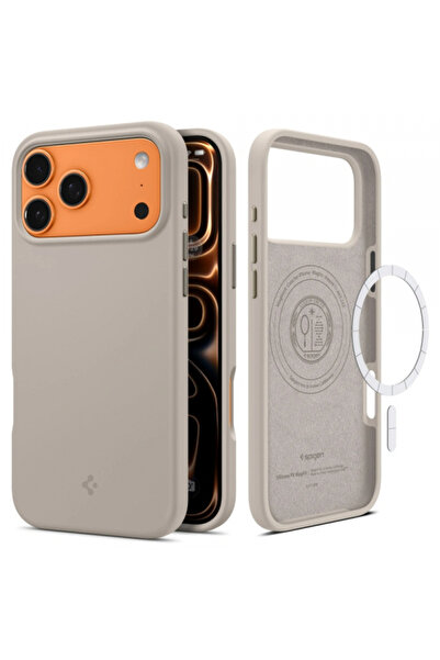 Spigen Husa MagSafe pentru Apple iPhone 17 Pro Max, Spigen, Silicone Fit, Cre...