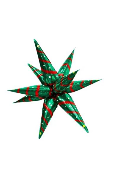 SOHO Balon Stea, SOHO, din Folie de Aluminiu, Tema Craciun, 12 Varfuri, 65 x ...