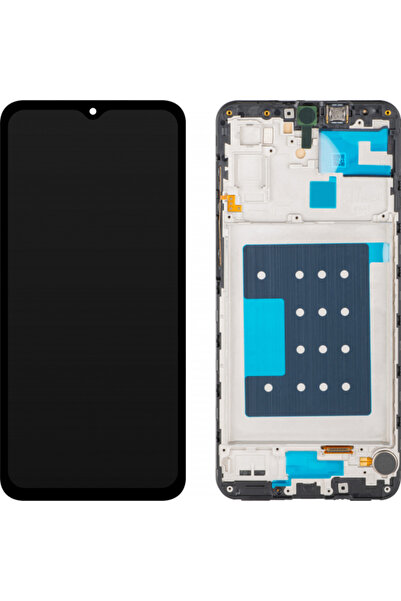 Stef's Cat Οθόνη αφής συμβατή με Samsung Galaxy A17 5G, με πλαίσιο, Μαύρο.