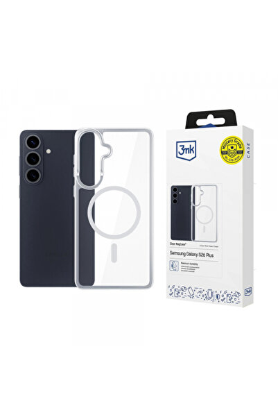 3MK MagSafe калъф за Samsung Galaxy S26 Plus S947, 3mk, Armor Magcase, Прозрачен