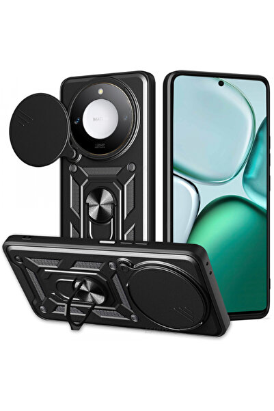 Techsuit Case for Honor X9c Smart, Techsuit, CamShield, Black