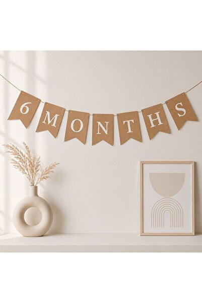 Partiden 6 Months Kraft Beyaz Banner