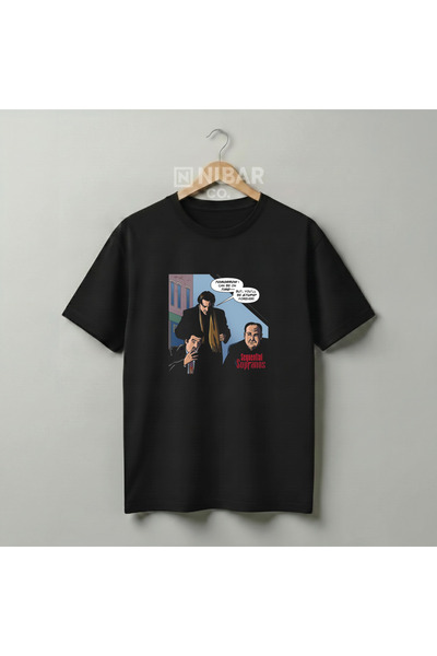 Grafftee Clothing Tricou din bumbac cu design personalizat The Sopranos