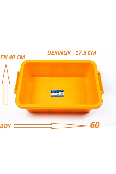 Dizayn Sıva ve Alçı Teknesi Harç Kum Teknesi Sert Plastik Hacim : 35 Litre