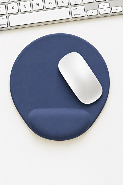Boldy Bilek Destekli Mousepad - Kaymaz Mouse Ped - Fare Pedi - Oval Mouse Alt...