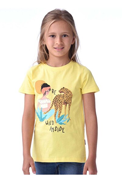 Victor and Jane Girls' T-shirt - Yellow