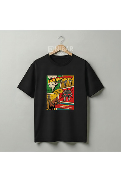 Grafftee Clothing Tricou unisex din bumbac premium, conceput de MF DOOM