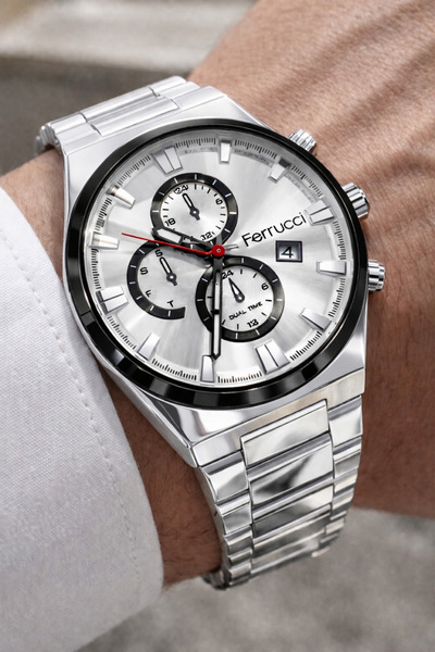 Ferrucci Ferucci̇ Men's Wristwatch New Season Stainless Steel Waterproof with...