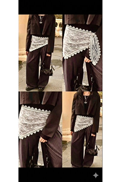 VENÜS MODA by Pınar Lez Lace σάλι κομψό συνδυαστικό φουλάρι με απαλή υφή αξεσ...