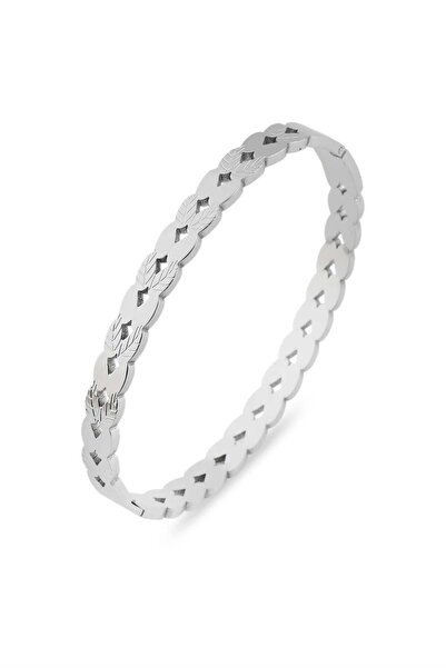 Bozhi Bracelet Stainless Steel Silver Luminous Style Handcuff