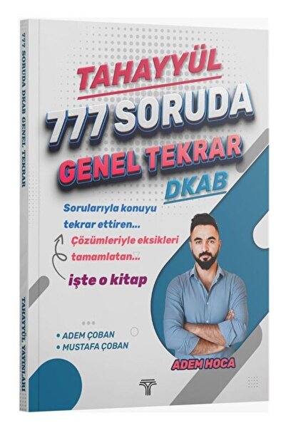 Tahayyül ÖABT MEB-AGS 777 Soruda Genel Tekrar Soru Bankası Çözümlü - Mustafa Çoban, Adem Çoban Tahay