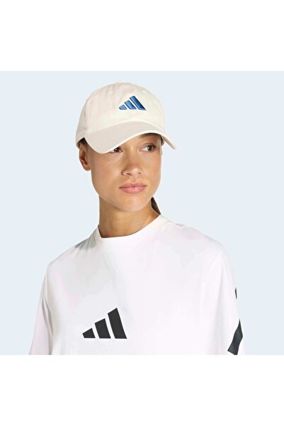 adidas Ayni Tonda Logo Dad Unisex White Training Cap
