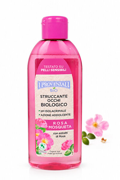I Provenzali Soluție Demachiantă Ochi Bio Rosa Mosqueta 150 ml – pH Izolacrim...