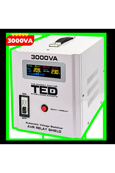 TED Electric Voltage Stabilizer 3000VA 1800W - Regulator RT