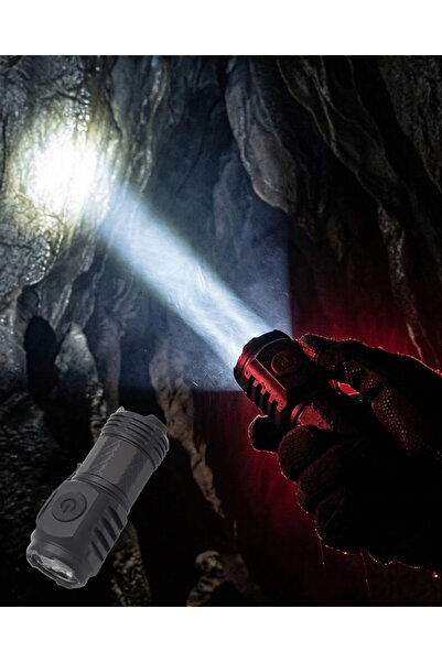Epilons Mini lanternă cu 3 LED-uri, iluminare puternică și cu funcții speciale