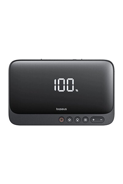 Baseus Pornitor auto, Compresor, Baterie externă, cu lanternă, Type-C, USB, 6...