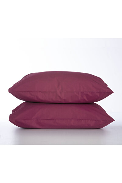 Nef Nef Homeware Βασική Μαξιλαροθήκη 2 τεμαχίων nef-nef Home Wear 1218-Μπορντ...