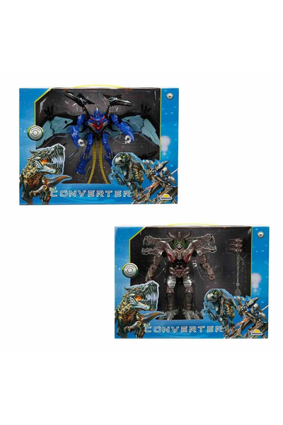 yalçınöz store Dönüşebilen Robot Dinozor - 1 Adet Stokta Olan Gönderilir