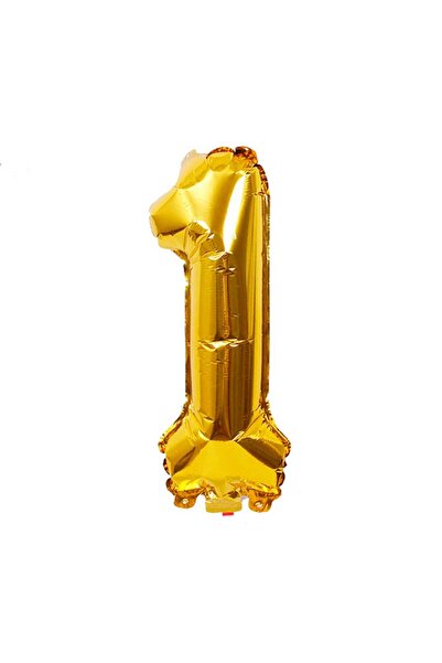 OEM Gold Balloon with Number 1 (40cm)