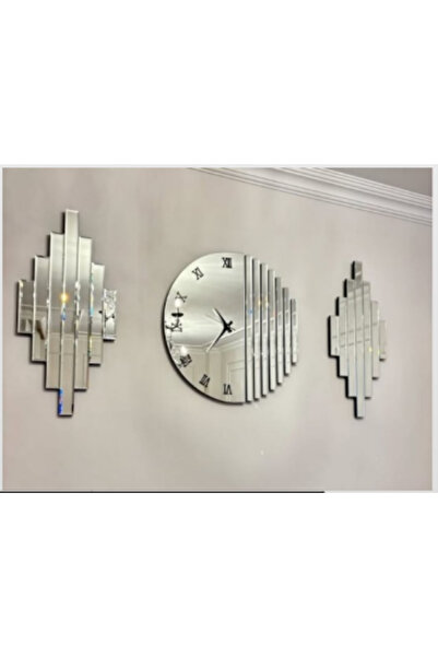 Savita Home SET03 RİTİM AY DUVAR SAAT SETİ 70 CM