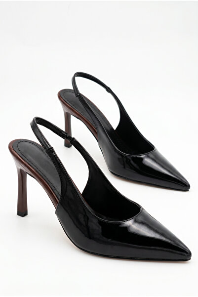 Shoesers Γυναικεία παπούτσια με λεπτό τακούνι, διπλού χρώματος, στιλέτο, ελασ...