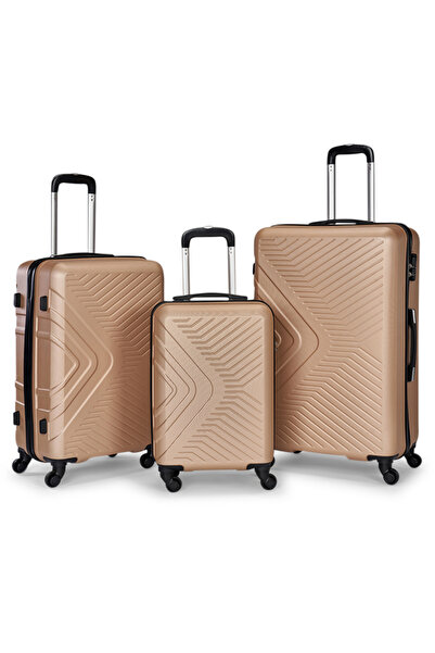 LİMRA 3Pcs Luggage Sets Trolley Travel Bags Modern Luxury Design 28/24/20Inch...