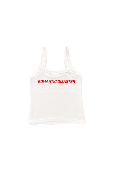 lethestudios Romantic Disaster Baskılı Askılı Bluz