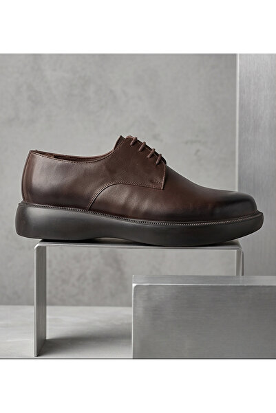 CRC AYAKKABI Brown Genuine Leather Stylish Design Daily Casual Office and Dai...