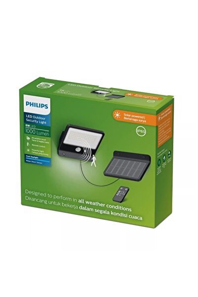 Philips Güneş Enerjili Dış Mekan Sensörlü Mulys Duvar Lambaları 8W Solar Led ...