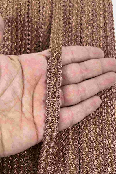 Hobigram Light Brown Lpera Dense Knit Embossed Decorative Ribbon – Premium Ri...