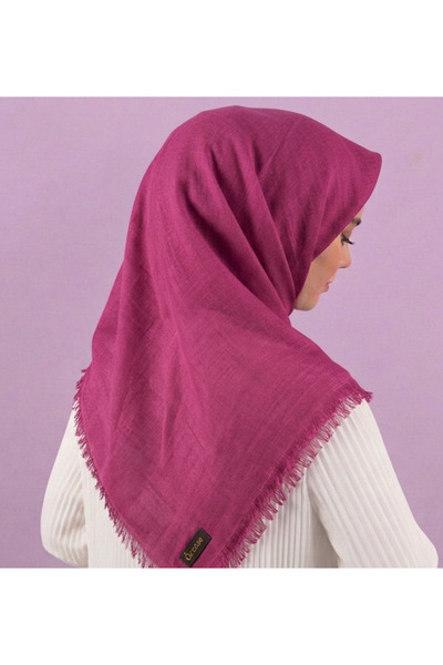 ÖZENSE Flamlı Pamuklu Terletmeyen 4 Mevsim Kullanılabilir 100x100 cm Koyu Pem...