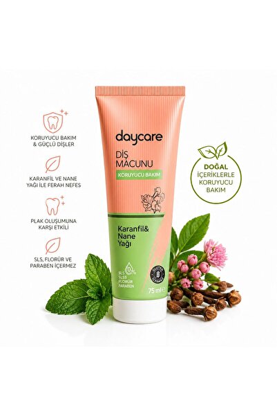 Daycare Karanfil Ve Nane Yağlı Glutensiz Diş Macunu