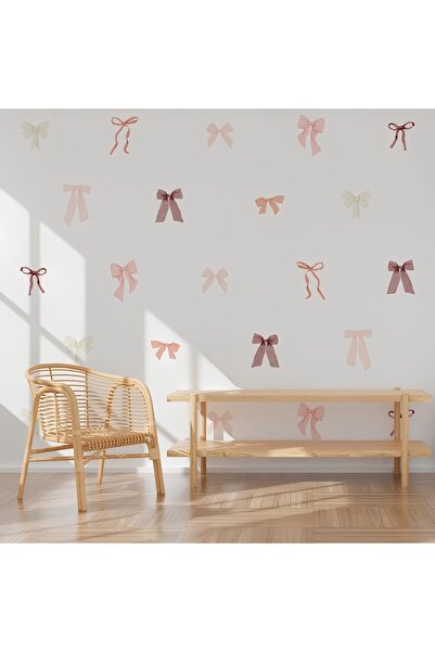 Grafikup Bohemian Style Ribbon Wall Sticker Set - 20 Pieces 15 cm Adhesive Wall Decoration Set