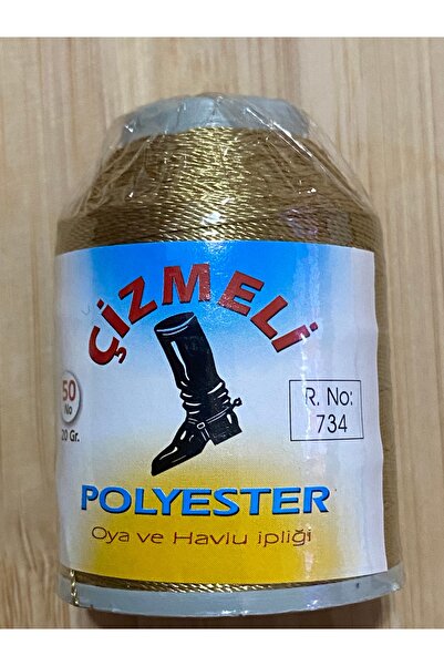 çizmeli Polyester dantel ipliği,oya ipi 20 gr 734