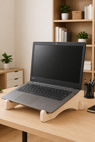 MERKEZPRES CNC LAPTOP STANDI AHŞAP