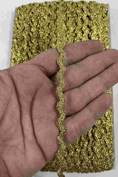 Hobigram Panglică decorativă Zigzag în relief Gold Lumy Vortiq – Panglică Pre...