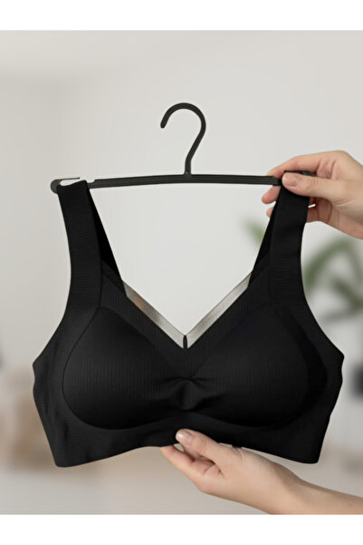 TNSELLE LINGERIE Lazer Kesim Tül Detaylı Yumuşak Hayalet Sütyen