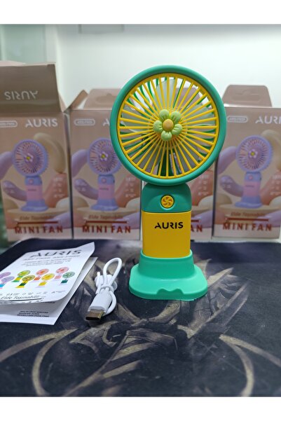 Auris Taşınabilir Fan Soğutucu Mini Vantilatör Klima Güçlü Serinletici Şarjlı...