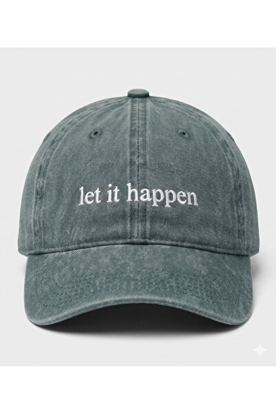 Tresore ''Let It Happen'' Embroidered Washable Cap /''Let It Happen'' Embroid...