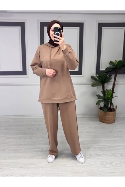 Butik Kardelen Set casual cu glugă 07