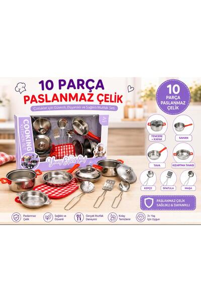 nöbetçi oyuncakçı onlinebazaar oyuncağın yeni 10 Parça Paslanmaz Çelik Metal ...