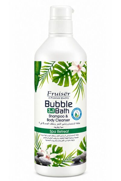 fruiser 3 in 1 Bath Liquid, Bubble and Shampoo Spa Retreat Set
