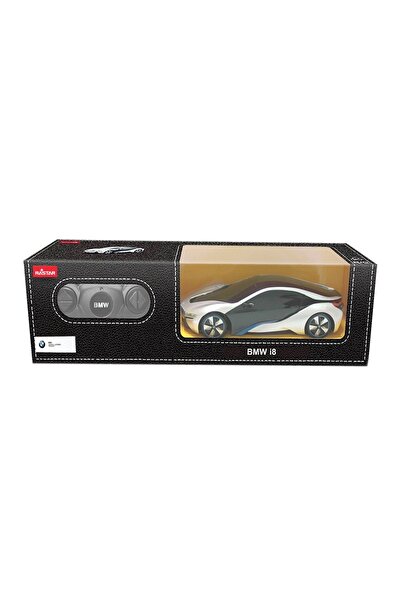 Rastar Mașină cu telecomandă BMW i8 albă, scară 1:24