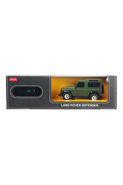 Rastar Mașină cu telecomandă Land Rover Defender verde, la scară 1:24