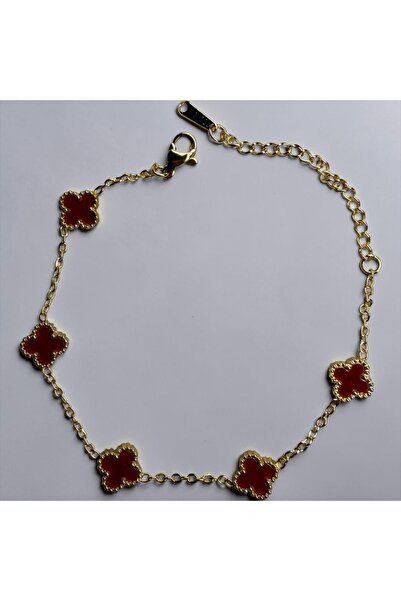 Laviona jewelry 5li Yonca Model Çelik Bileklik