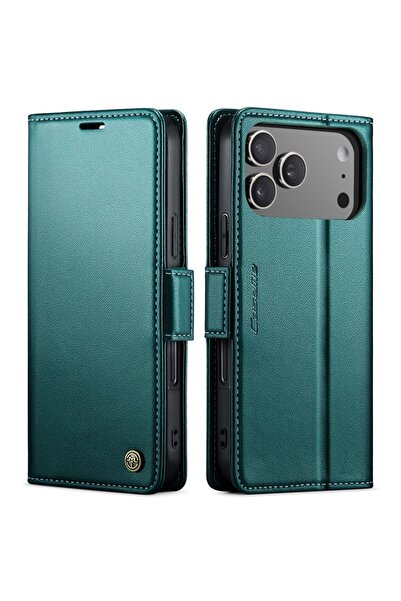 Caseme 023 Luminus Θήκη Πορτοφόλι Green (Apple iPhone 17 Pro)